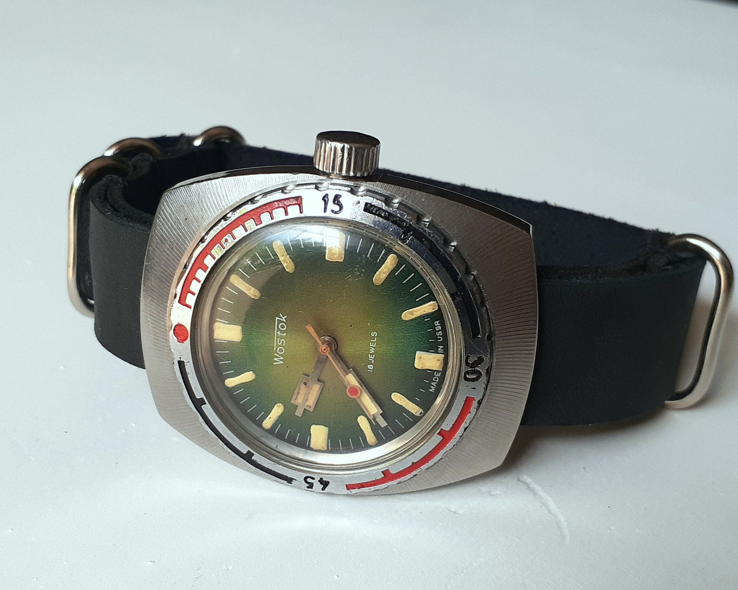 Dive watch "Amphibian" "Wostok", Soviet watch , Men watch Mechanical watch