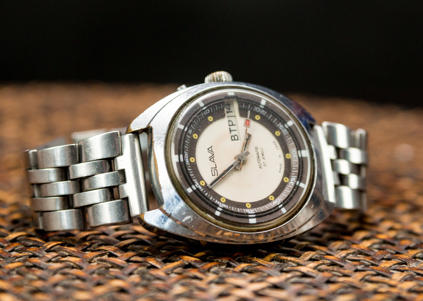 Soviet watch "Slava" , automatic watch , Vintage Watch , Mens watch ,Mechanical watch ,big watch