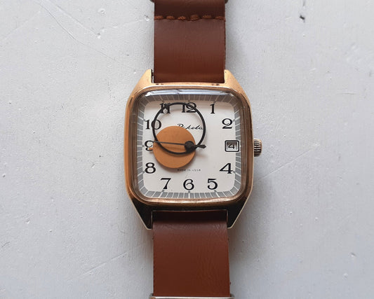 Vintage Watch "Copernicus" , Sun and Moon watch, sun moon watch, round hands watch