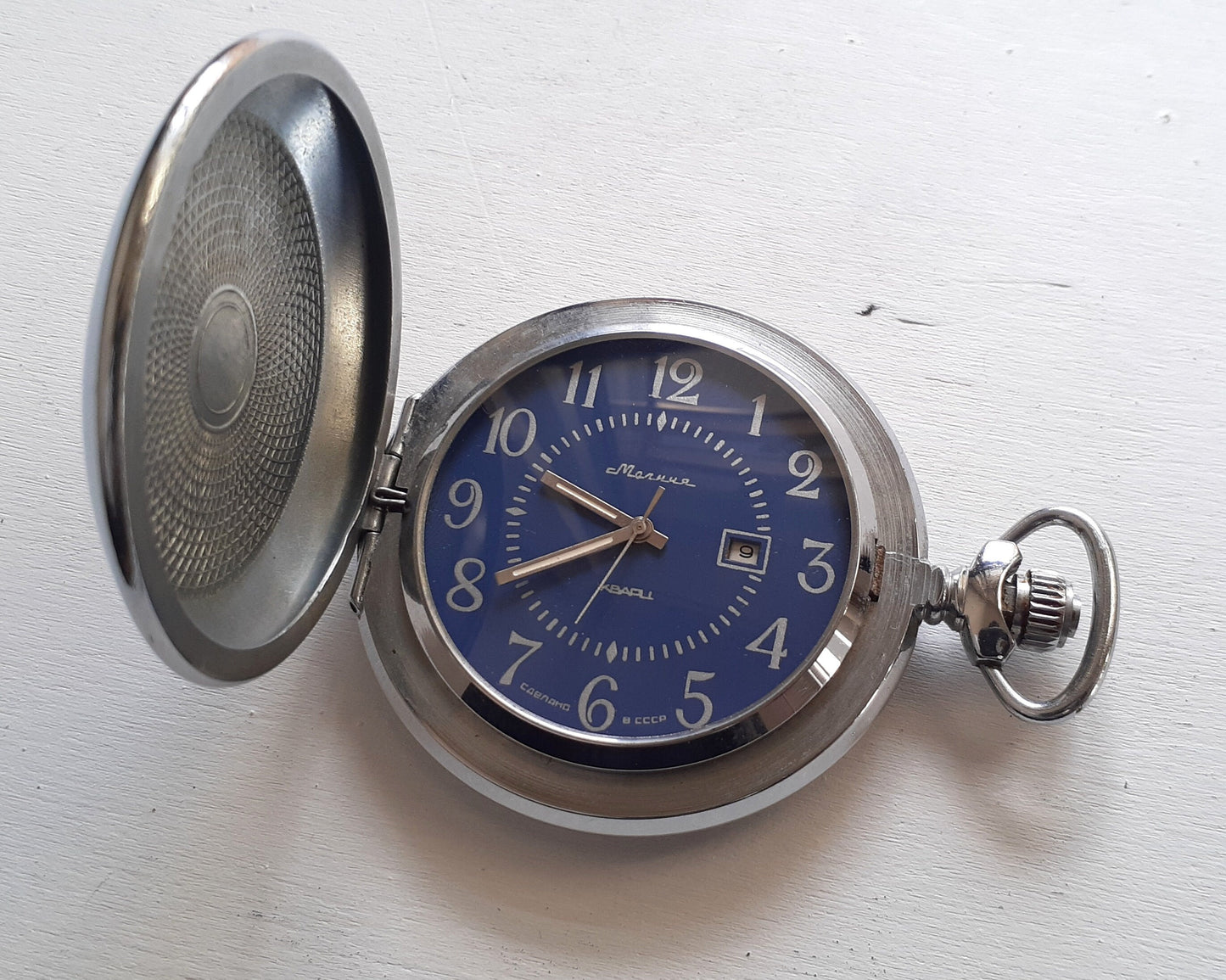 Soviet watch - "Molnija", vintage pocket watch