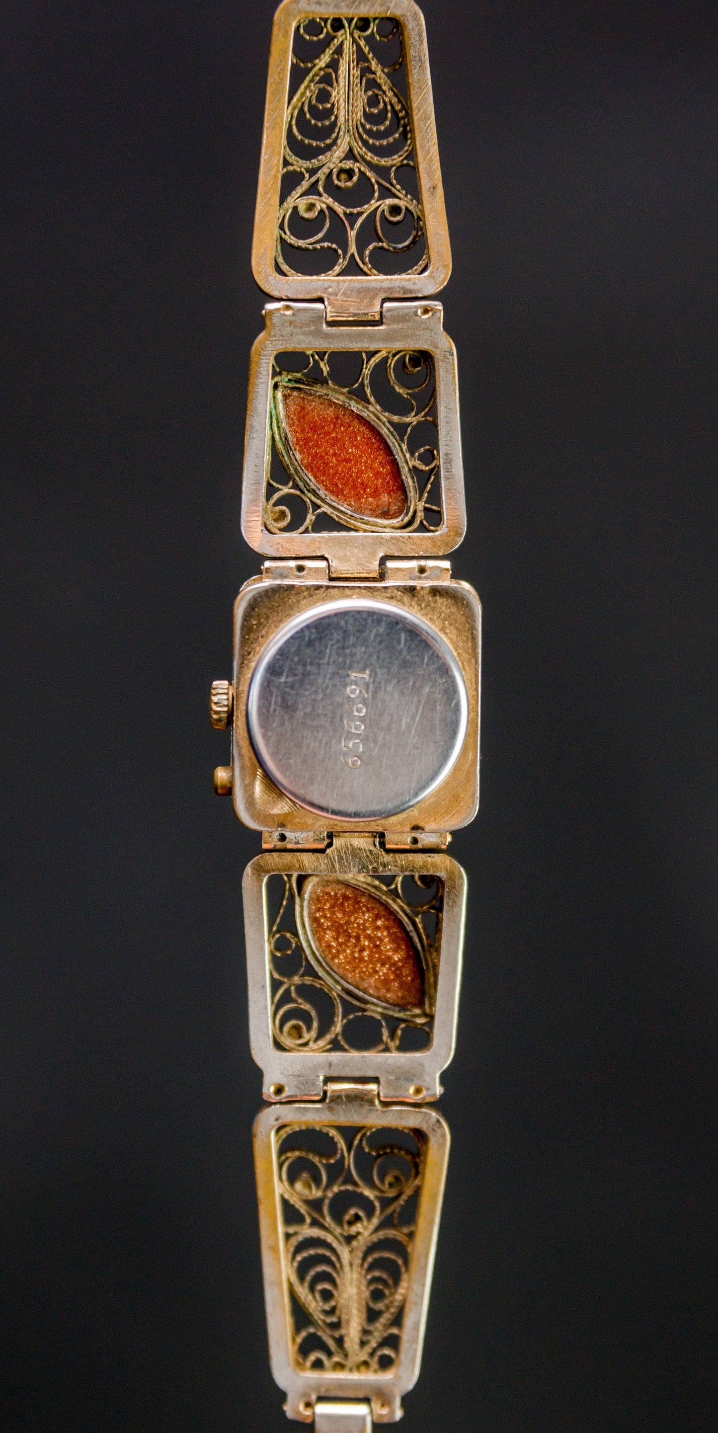 Soviet watch "Chaika" with cat's eye bracelet, Vintage Watch ,Ukraine watch ,Womens watch , Mechanical watch