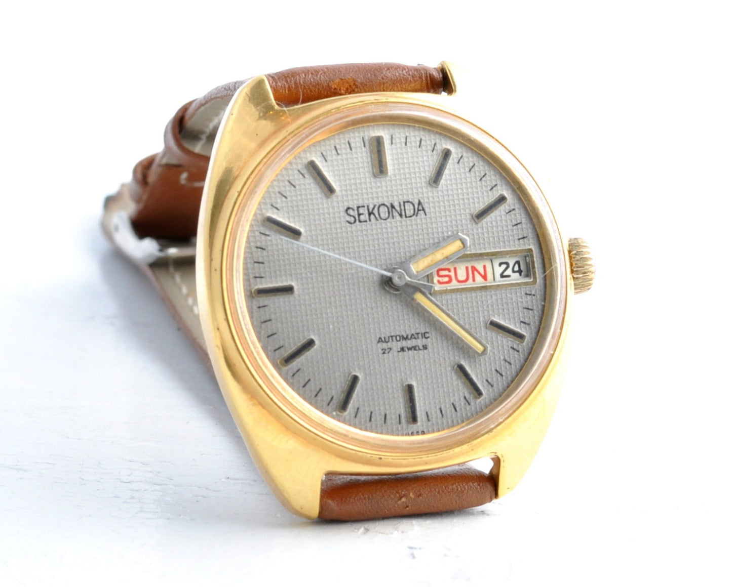 Soviet watch "Sekonda", Mens watch, Ukraine watch, Vintage Watch , gold watch ,Mens watch, boyfriends watch