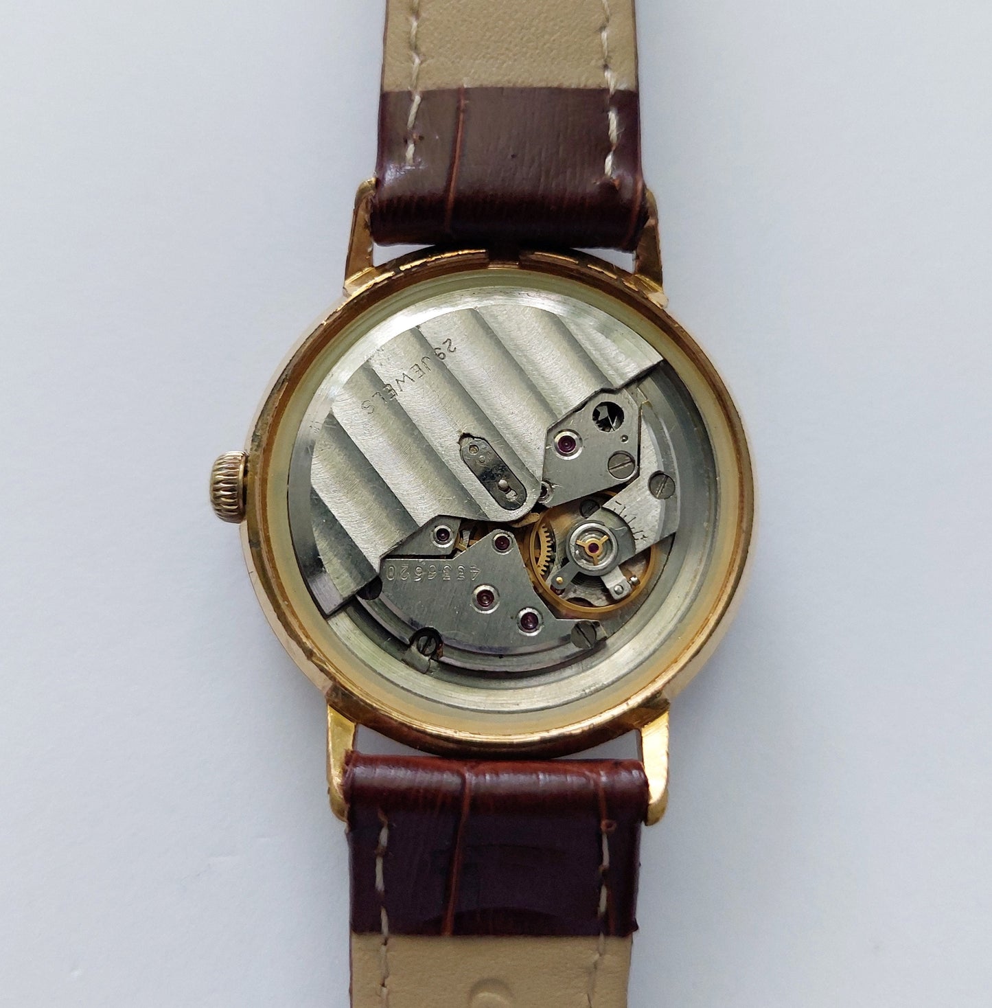 Gold plated watch "Poljot" , Automatic Watch, Soviet watch