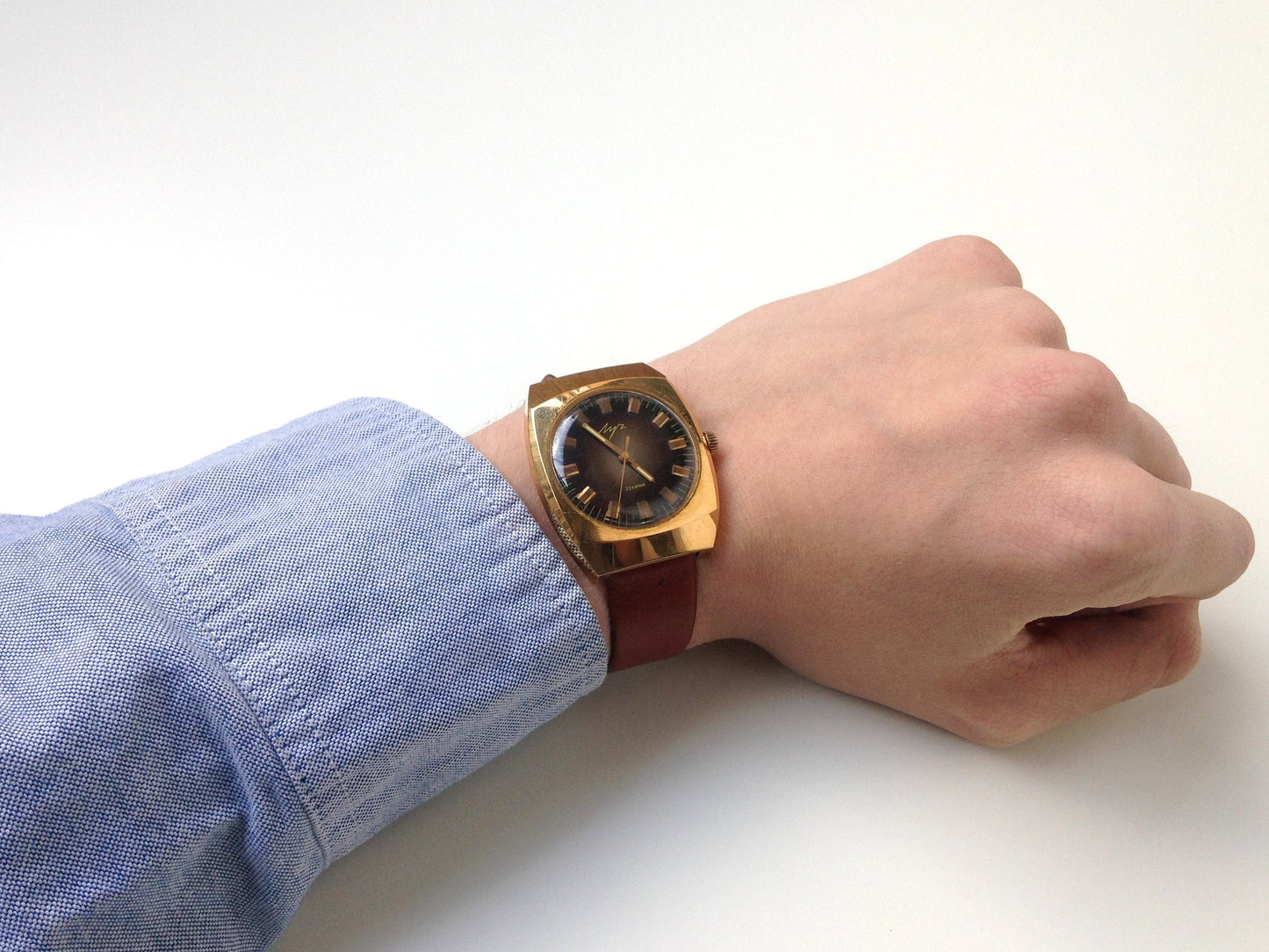 Soviet watch "Luch", Mens watch ,Vintage Watch ,Ukraine watch ,gold watch , Mechanical watch , men's watch USSR watch working watch