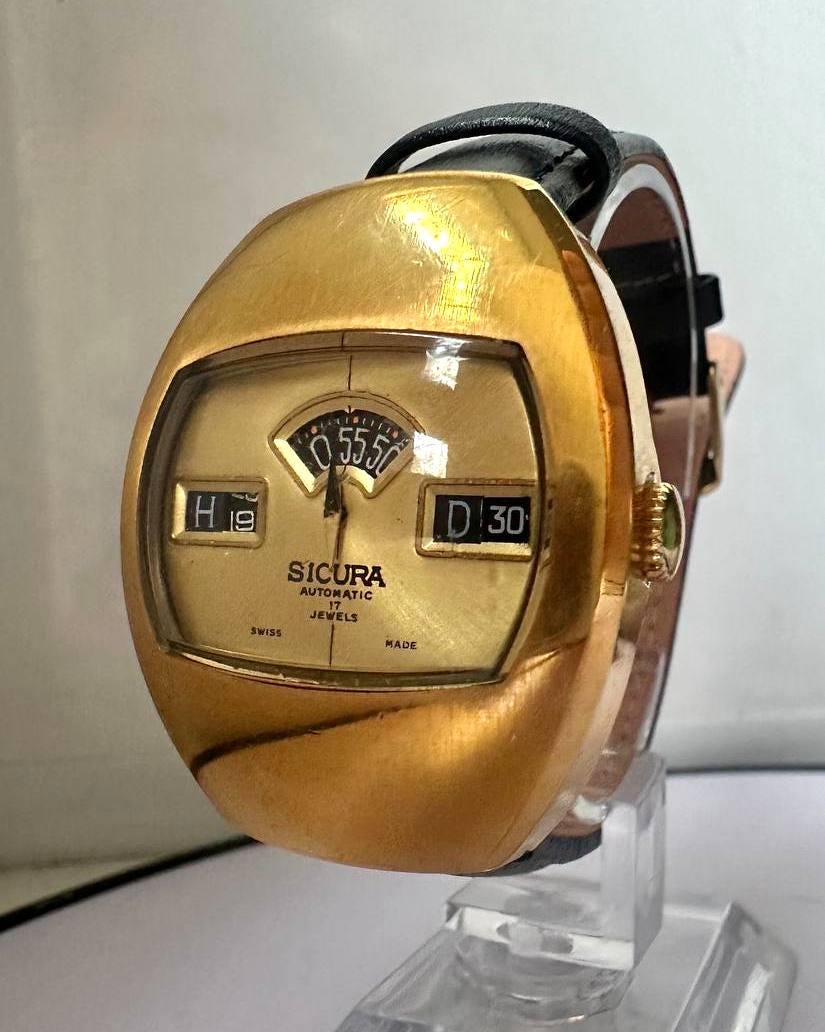 Swiss watch ,Sicura watch, Vintage watch , Mens watch, Mechanical watch ,Original Watch