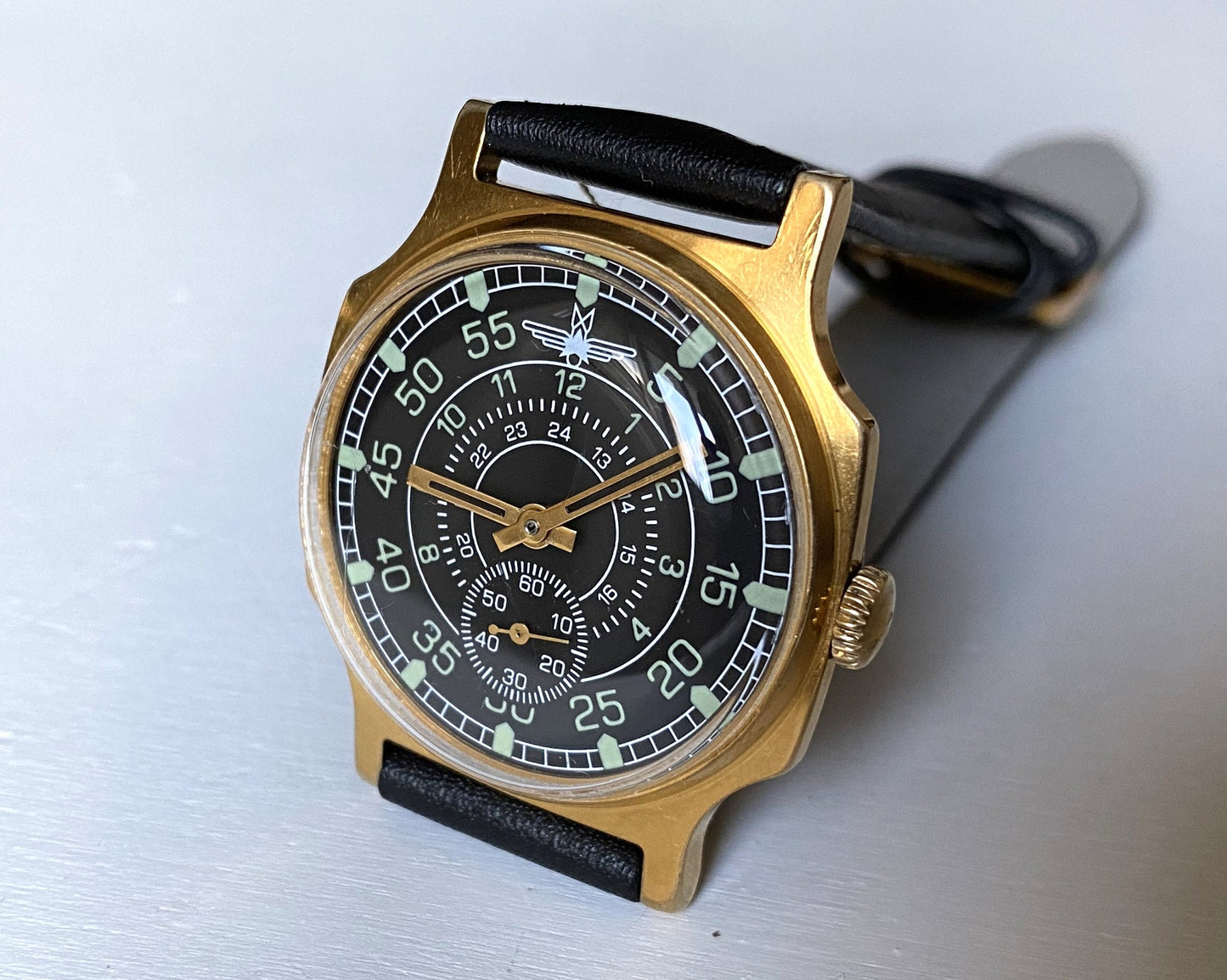 Pilot watch, Aviator watch, Soviet watch "Pobeda" ,