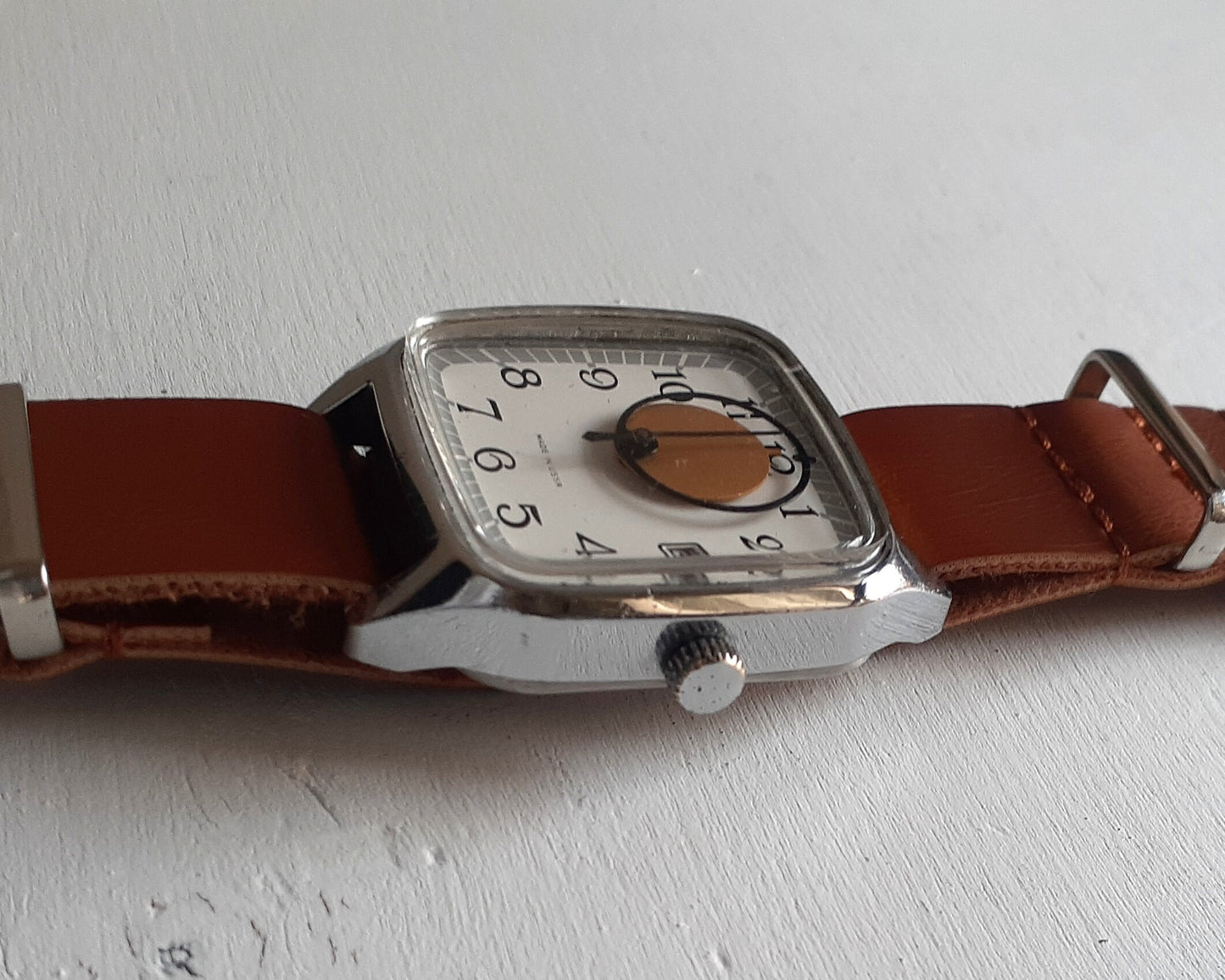 Vintage Watch "Copernicus" , Sun and Moon watch, sun moon watch, round hands watch