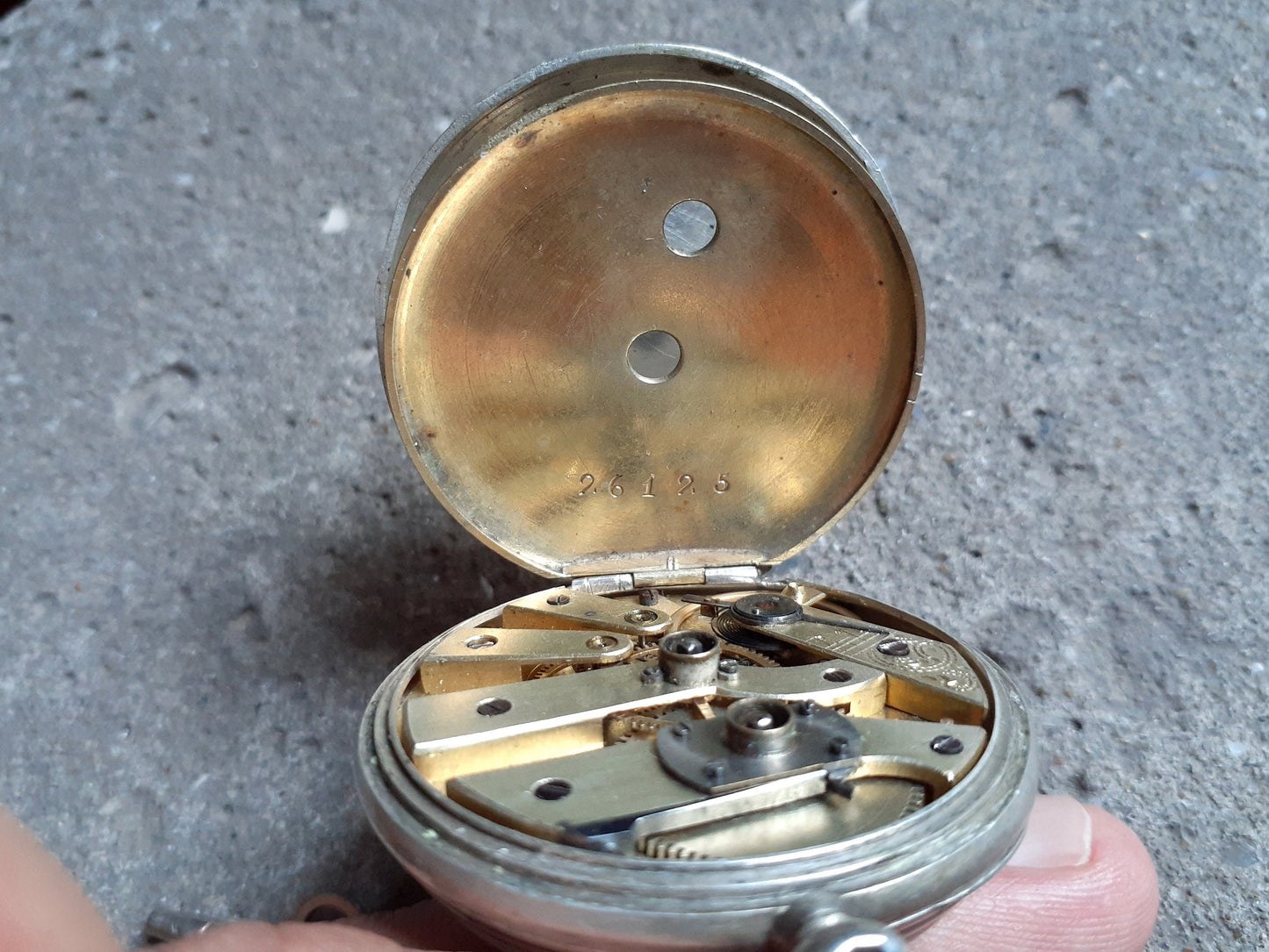 Swiss Watch - Antique watch - with winding key