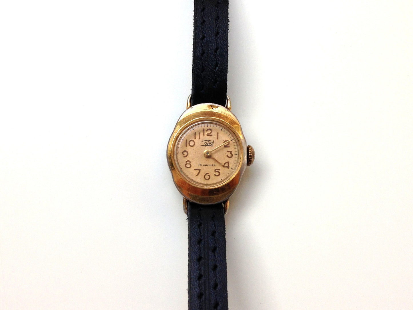 Soviet watch "Zaria" ,Womens watch ,gold plated watchMechanical watch , working watch