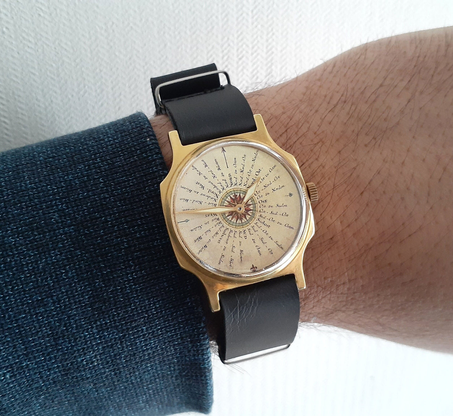 Soviet watch "Pobeda" - "Rose of the Winds" watch