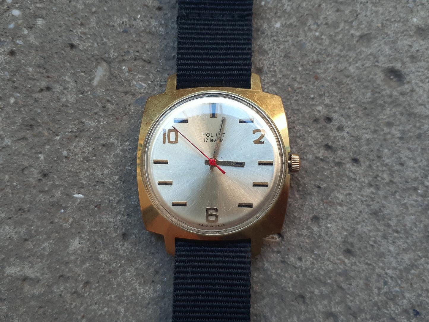 Rare watch "Poljot", Men's watch, gold plated watch