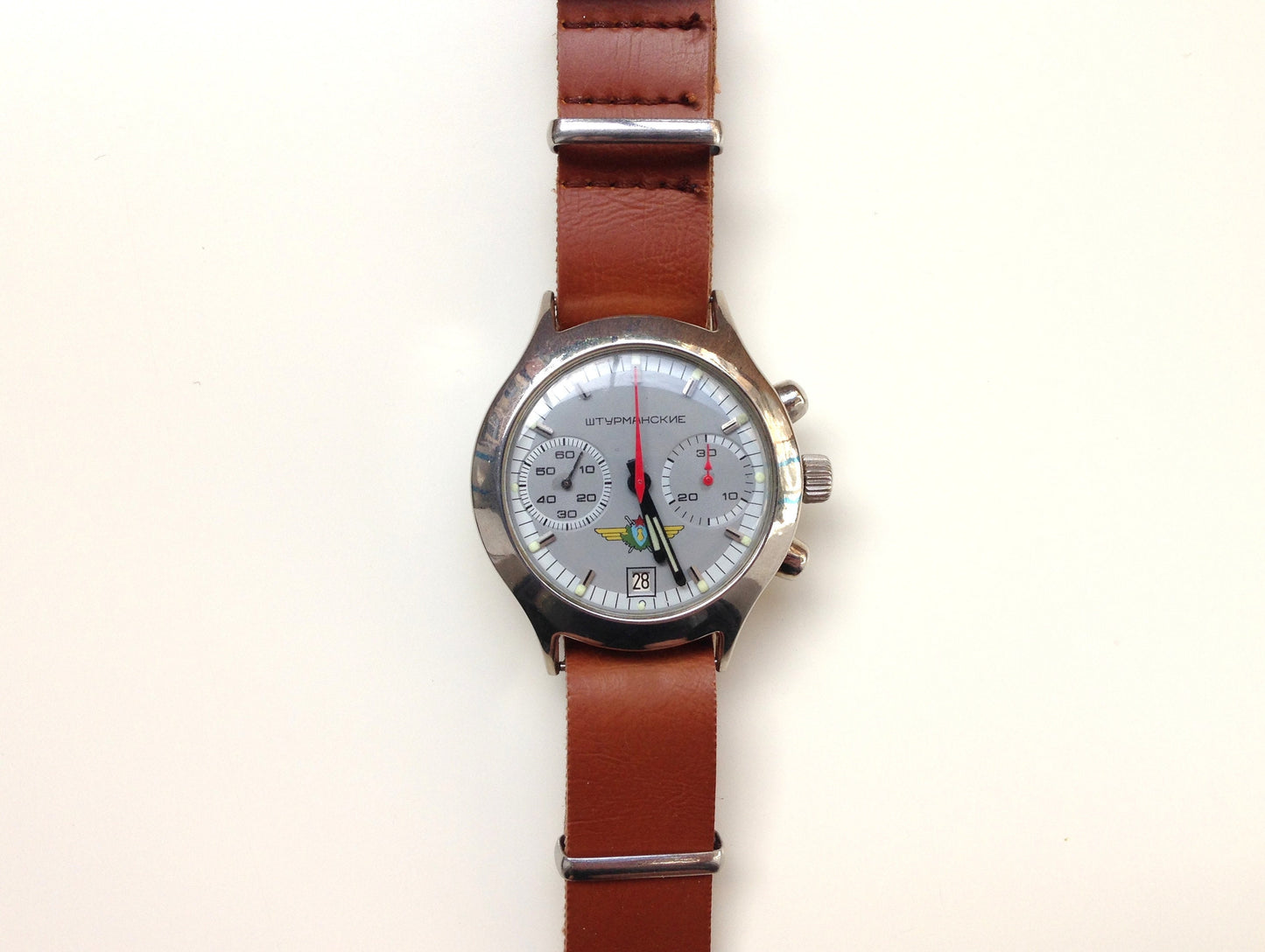 Chronograph "Poljot", Shturmanskie watch, Soviet watch Vintage Watch Ukraine watch Mens watch Mechanical watch watch, air force watch
