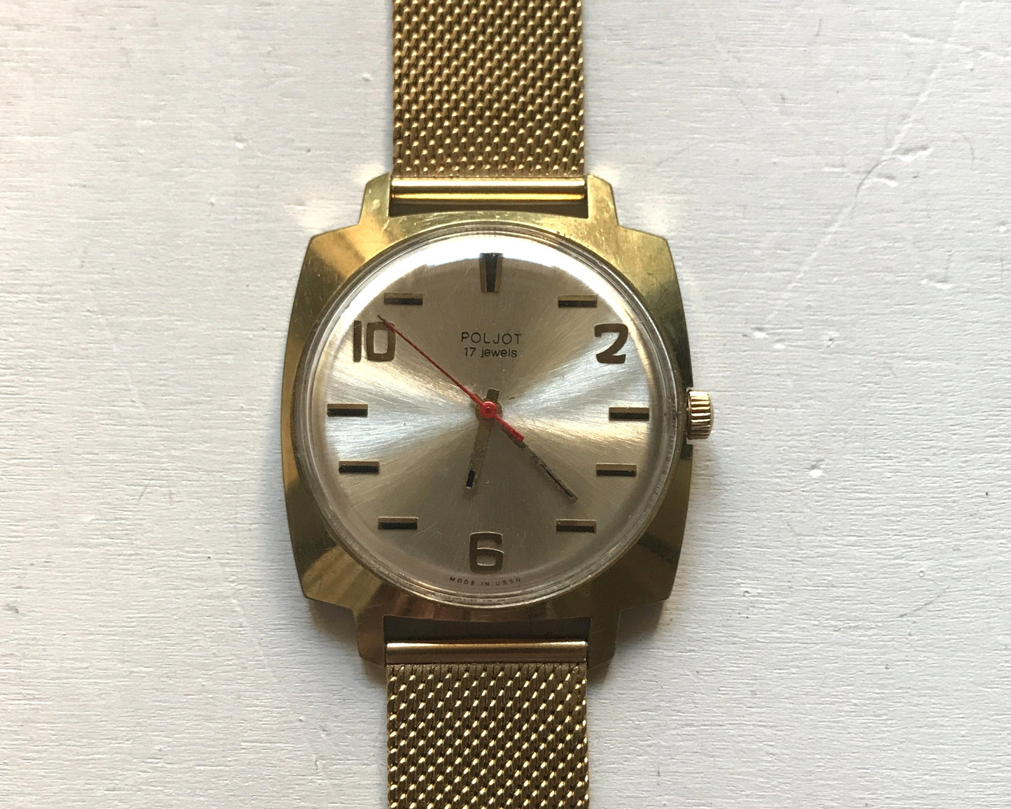 Rare watch "Poljot", Men's watch, gold plated watch