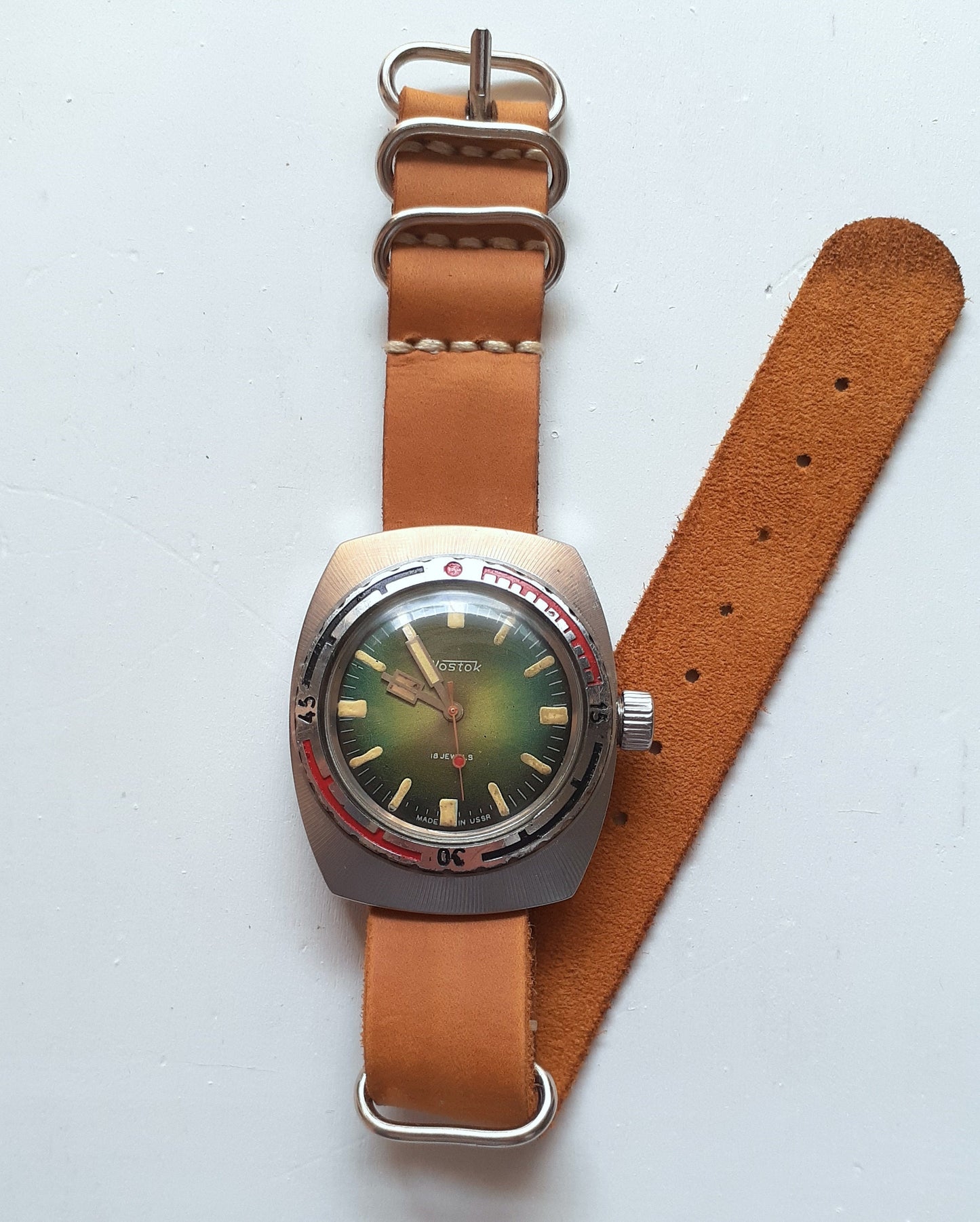 Dive watch "Amphibian" "Wostok", Soviet watch , Men watch Mechanical watch