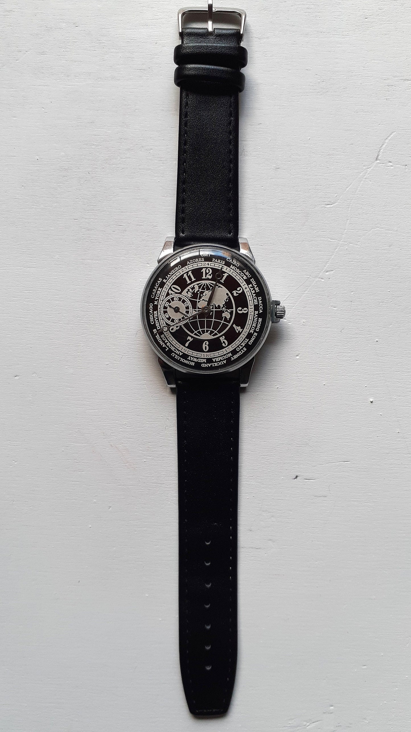 Soviet watch "Molnija" - Cities of the World, Vintage Watch ,Pocket watch, Ukraine watch, molnija wristwatch