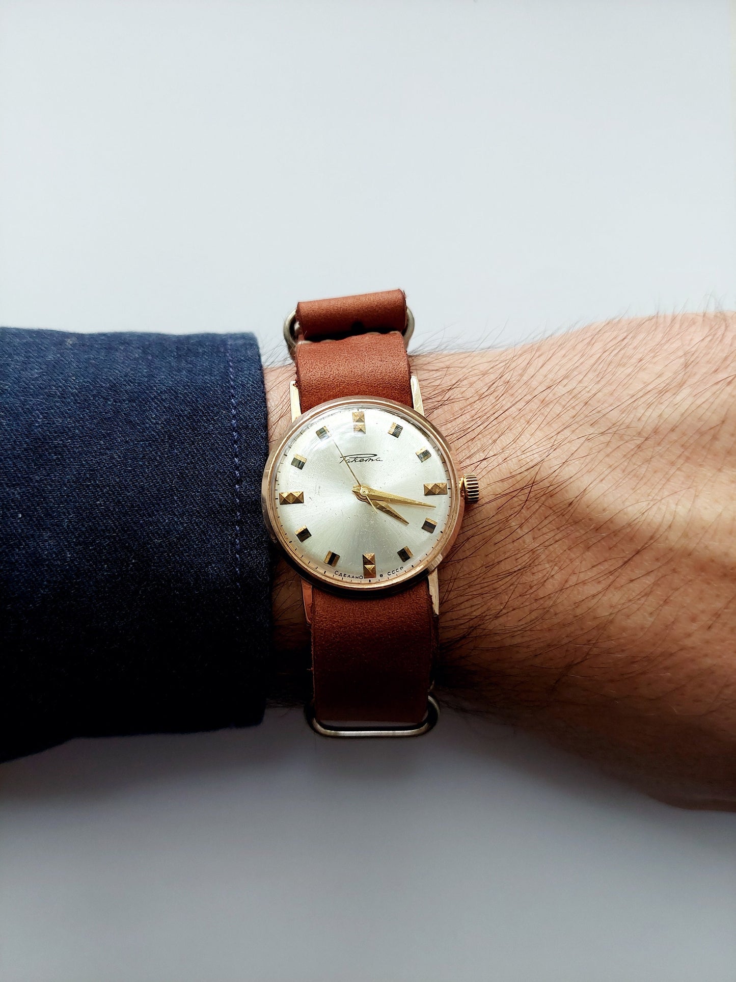 Vintage Gold Watch 14k, Gold watch, Soviet watch ,Womens watch, Gold Watch ,Vintage Watch