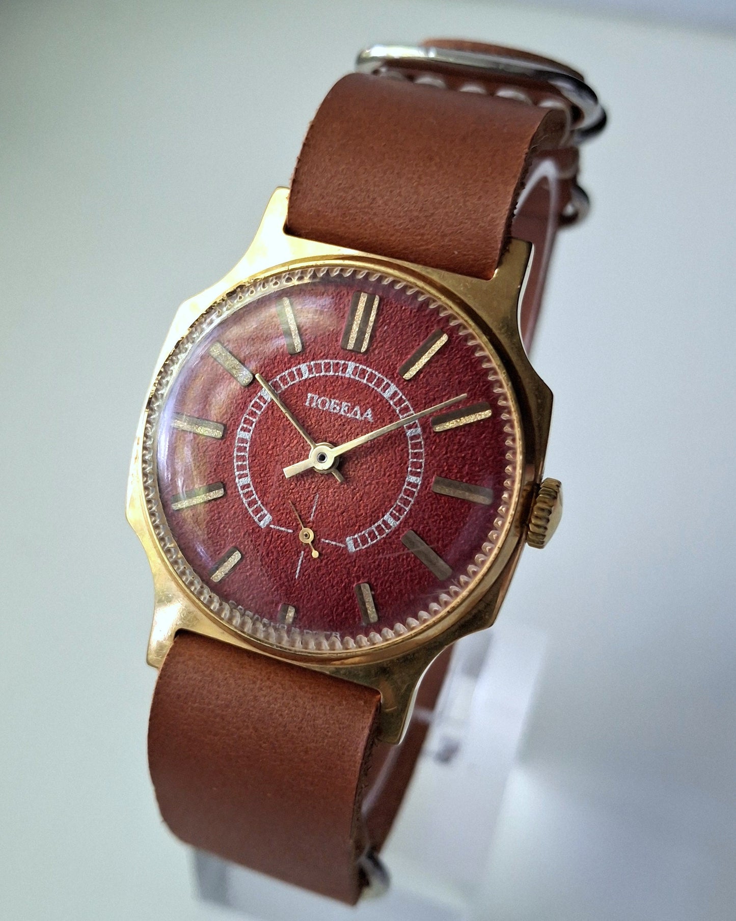 Soviet watch "Pobeda" , Vintage Watch ,Mens watch, classic watch, Watch Men, boyfriends watch ,Gold Watch