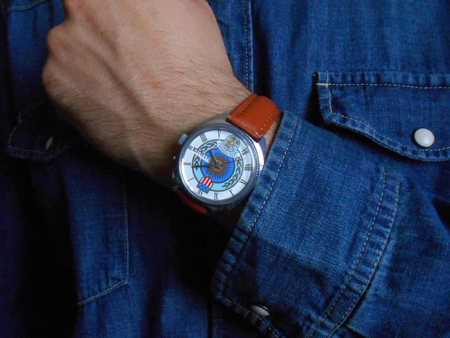 Soviet watch "Slava" ,USA watch, Victoria Watch, Mens watch ,Mechanical watch Vintage watch