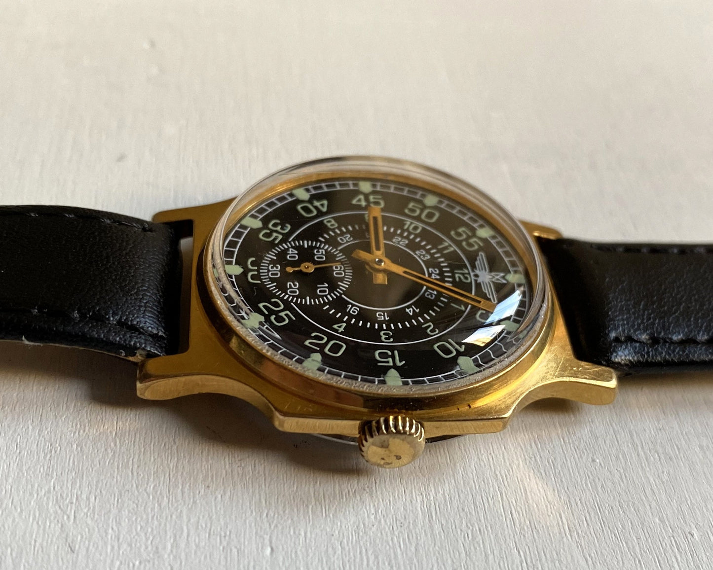 Pilot watch, Aviator watch, Soviet watch "Pobeda" ,