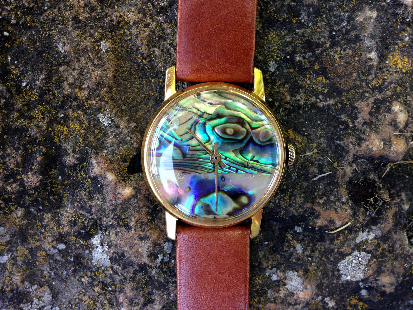 Pearl watch "Pobeda", Nacre watch , GEMSTONE Watch , Ukraine watch, Vintage Watch ,Mens watch