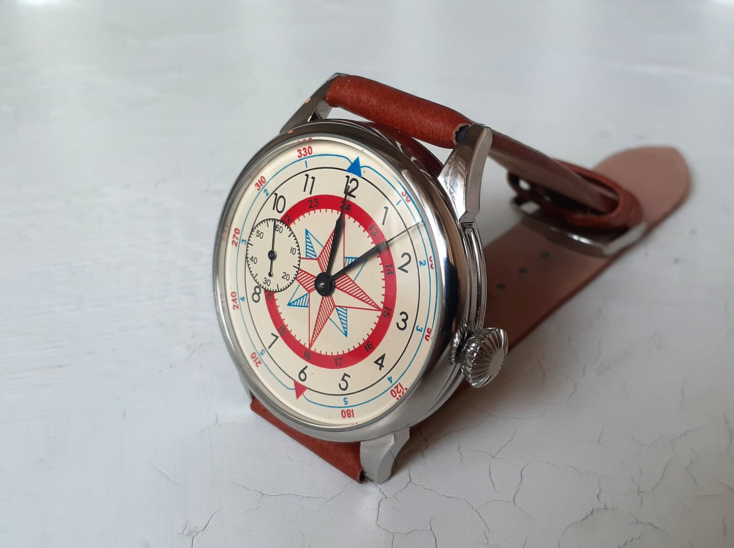 Soviet watch "Molnija"- "Wind Rose"