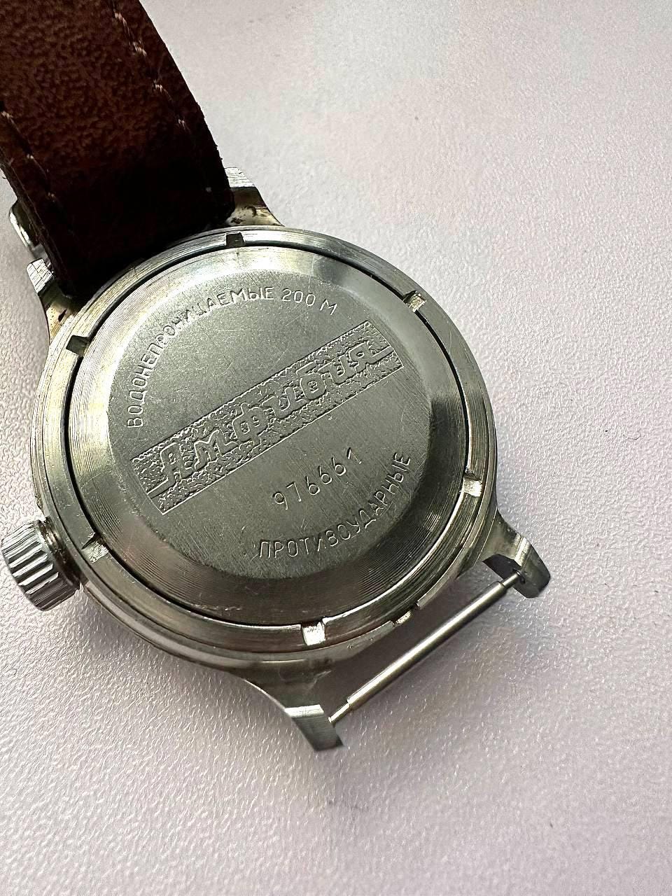 Soviet watch "Amphibian" "Wostok", Soviet watch , Men watch Mechanical watch