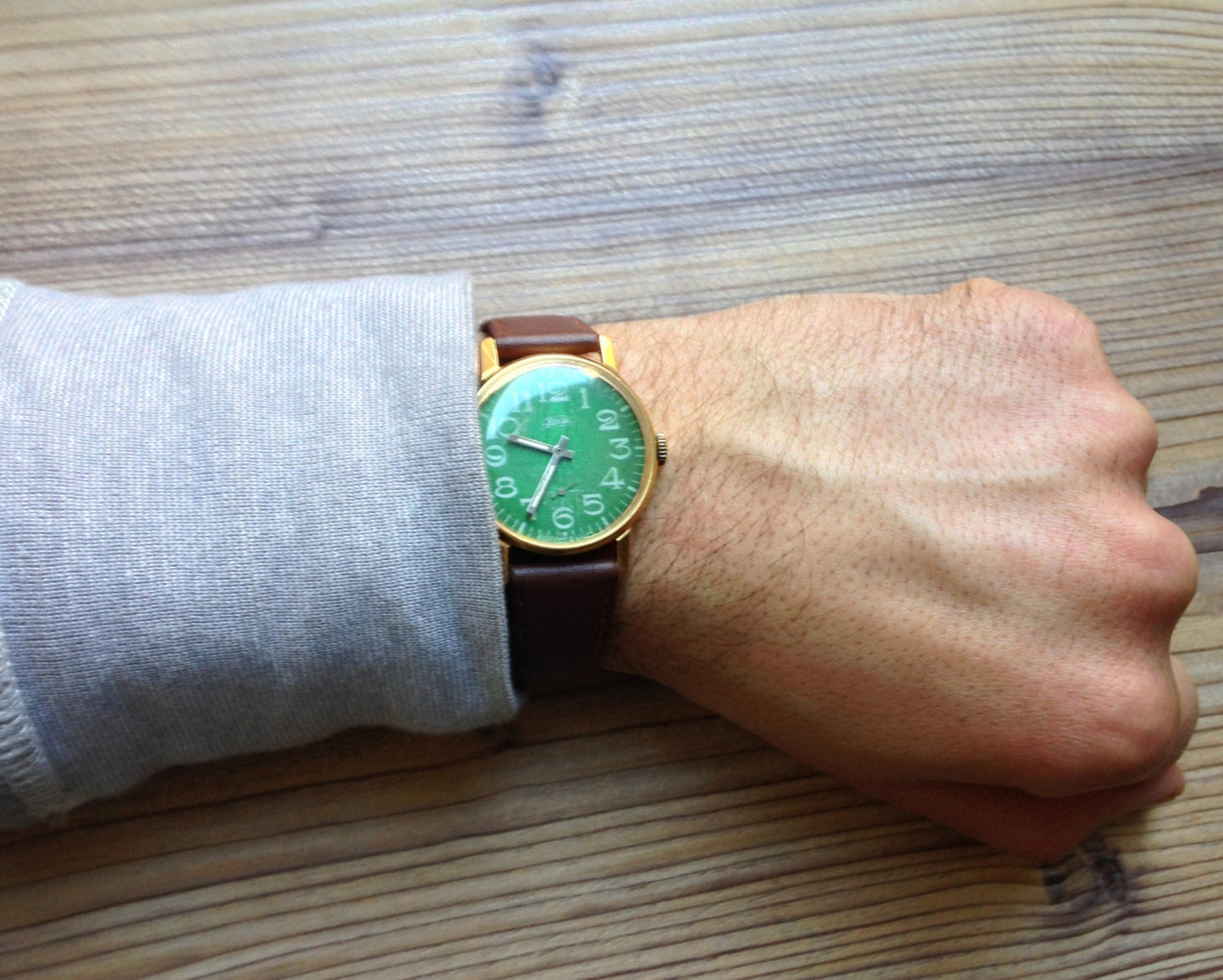 Soviet watch "Pobeda" ,Vintage Watch ,Gold Plated watch, Men's watch, Ukraine watch