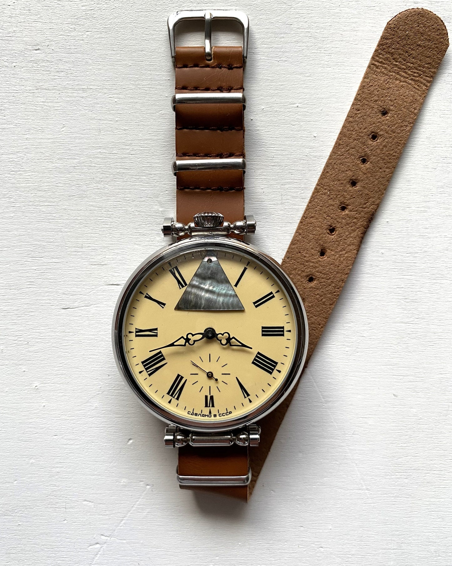 Soviet watch "Molnija" , pyramid watch, pearl watch , masonic watch