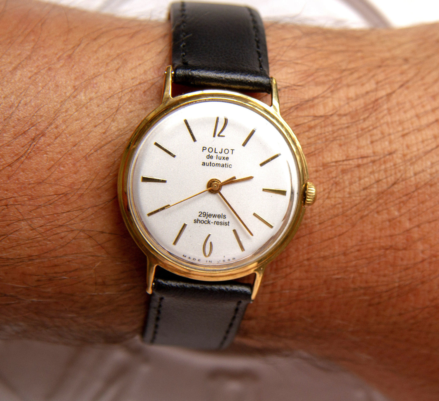 Soviet watch "Poljot" ,Men's watch, Automatic Watch ,classic watch, Ukraine watch, Soviet watch ,Vintage Watch ,Mens watch, boyfriends watch