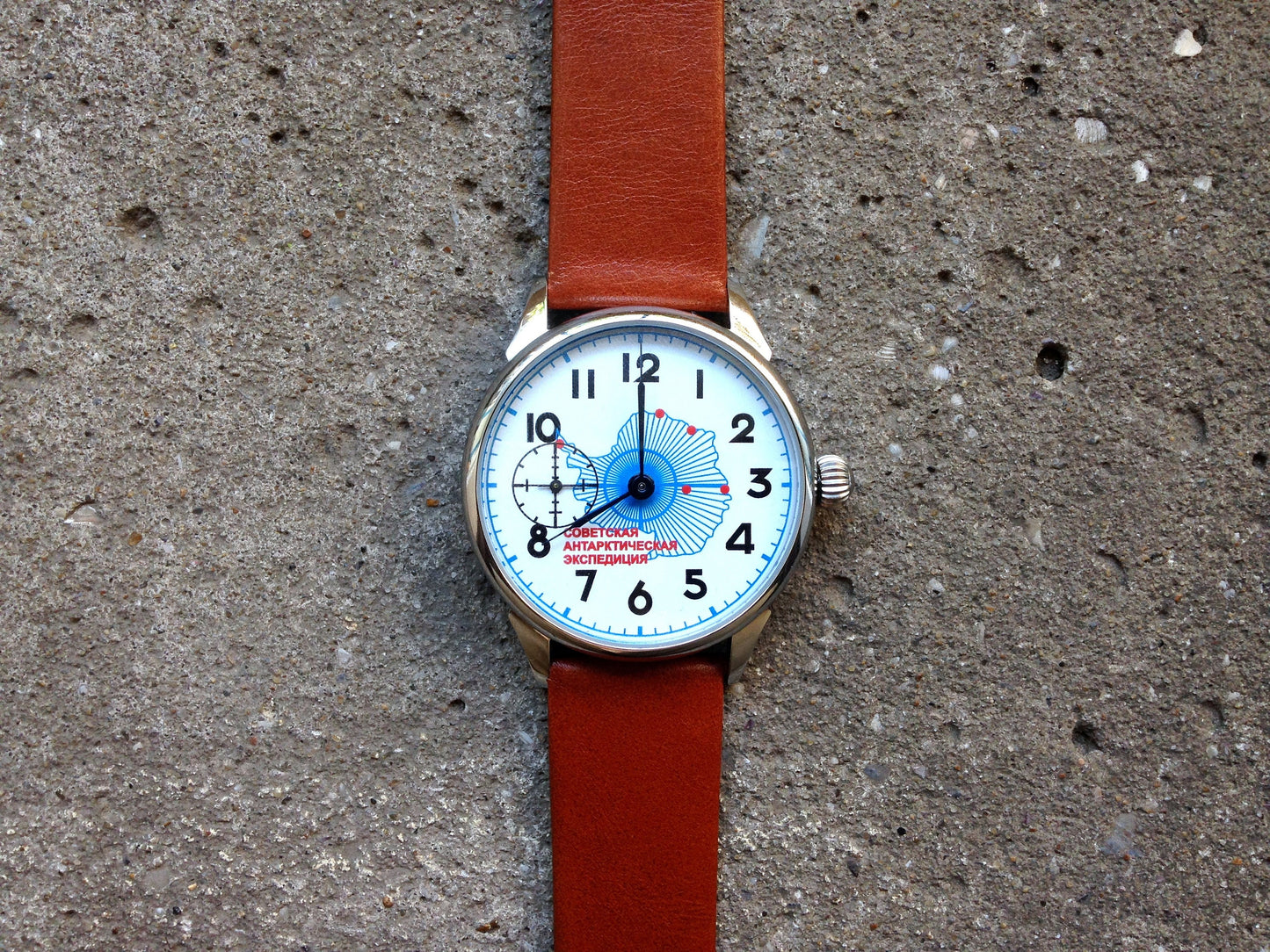 Soviet watch "Molnija"- "Soviet Antarctic Expedition", Vintage Watch ,Pocket watch, Russian watch