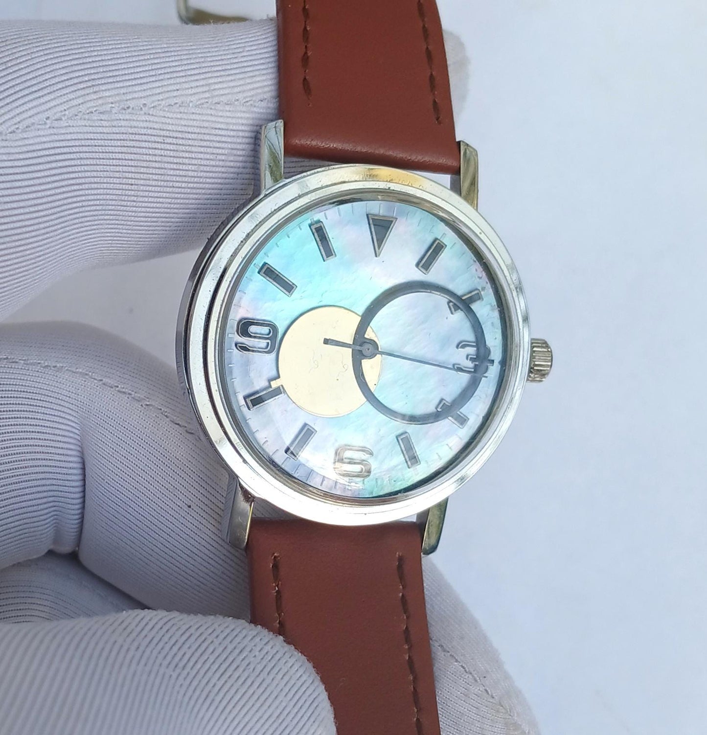 Pearl watch "Raketa" , Nacre watch , GEMSTONE Watch , Shell watch, Mother Pearl watch, Swiss watch
