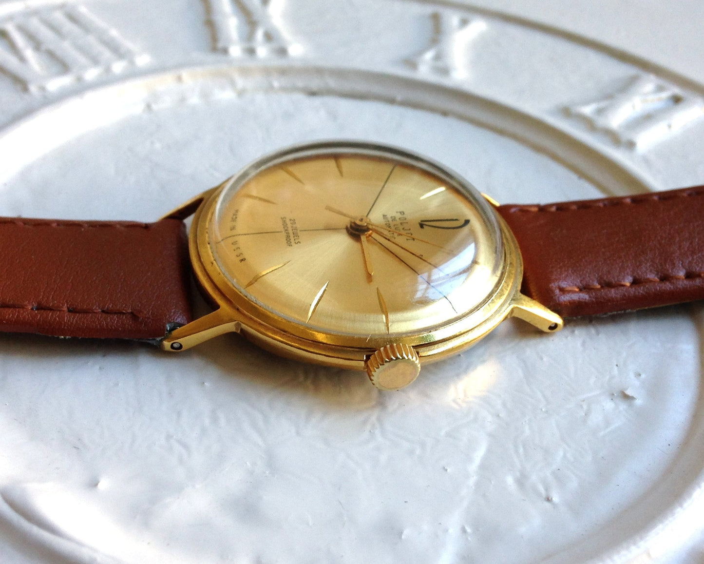 Soviet watch "Poljot" ,Men's watch, Automatic Watch ,classic watch, Ukraine watch, Vintage Watch ,Mens watch, boyfriends watch