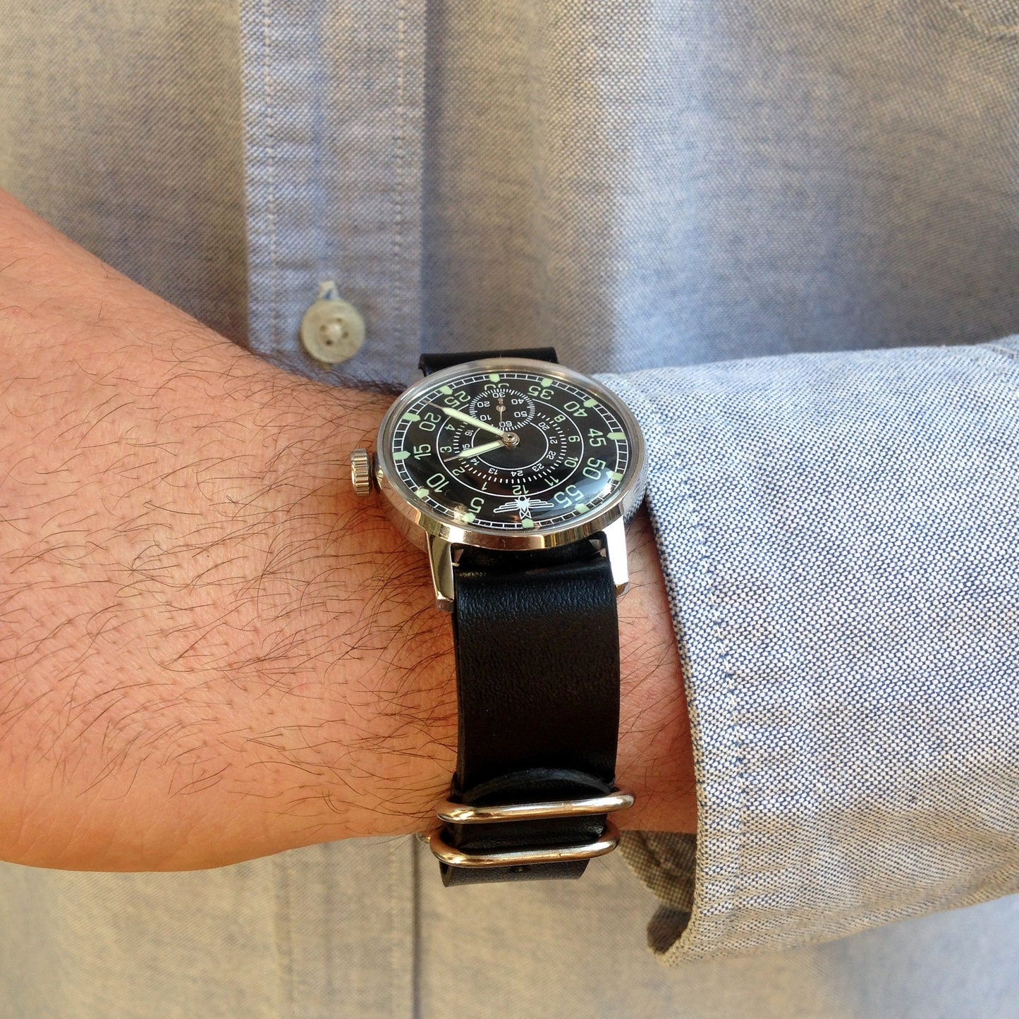 Pilot watch, Soviet watch "Pobeda" ,