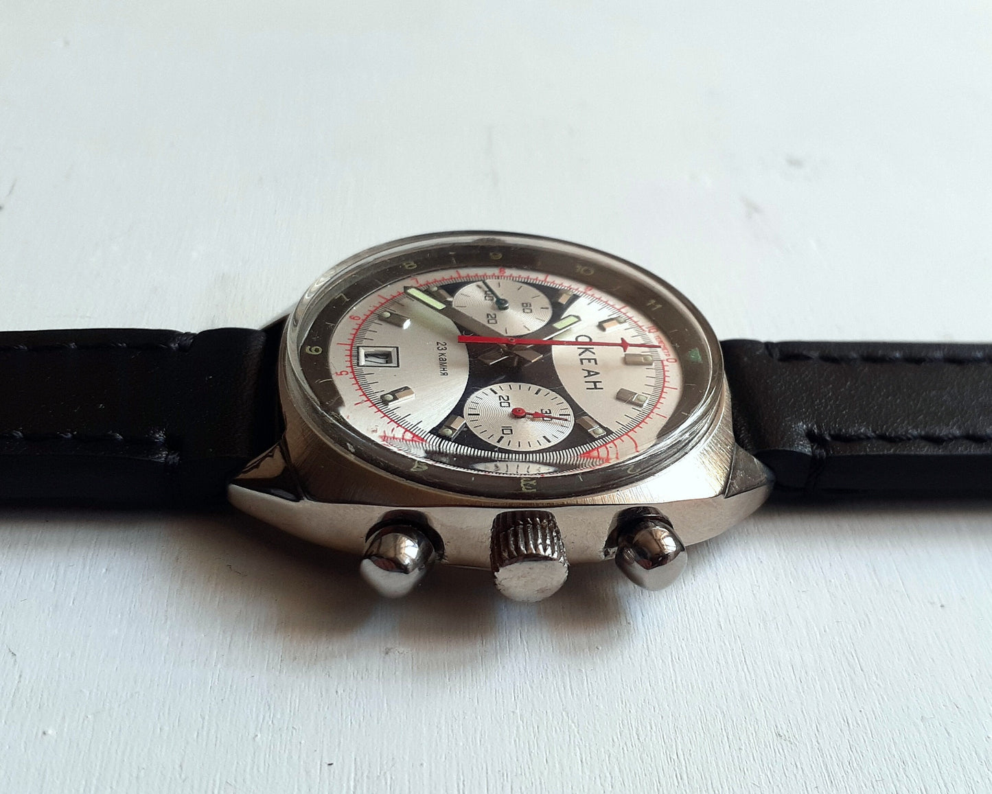 Rare watch Chronograph "Poljot", Shturmanskie watch, Ocean watch ,Vintage Watch ,Navy watch, Mechanical watch , air force watch