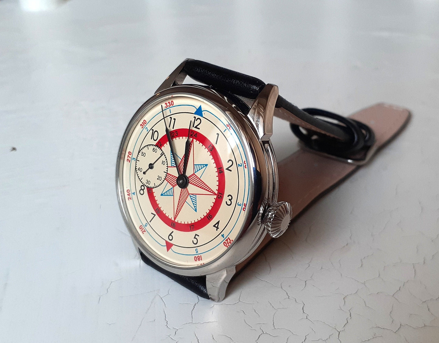 Soviet watch "Molnija"- "Wind Rose"