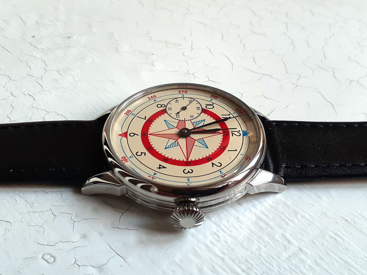 Soviet watch "Molnija"- "Wind Rose"