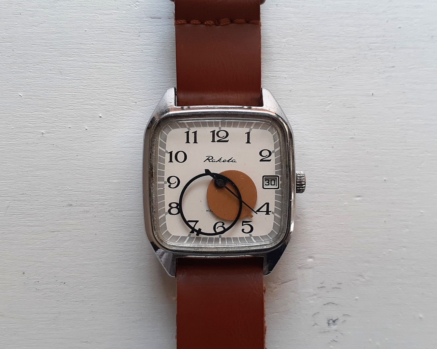 Vintage Watch "Copernicus" , Sun and Moon watch, sun moon watch, round hands watch