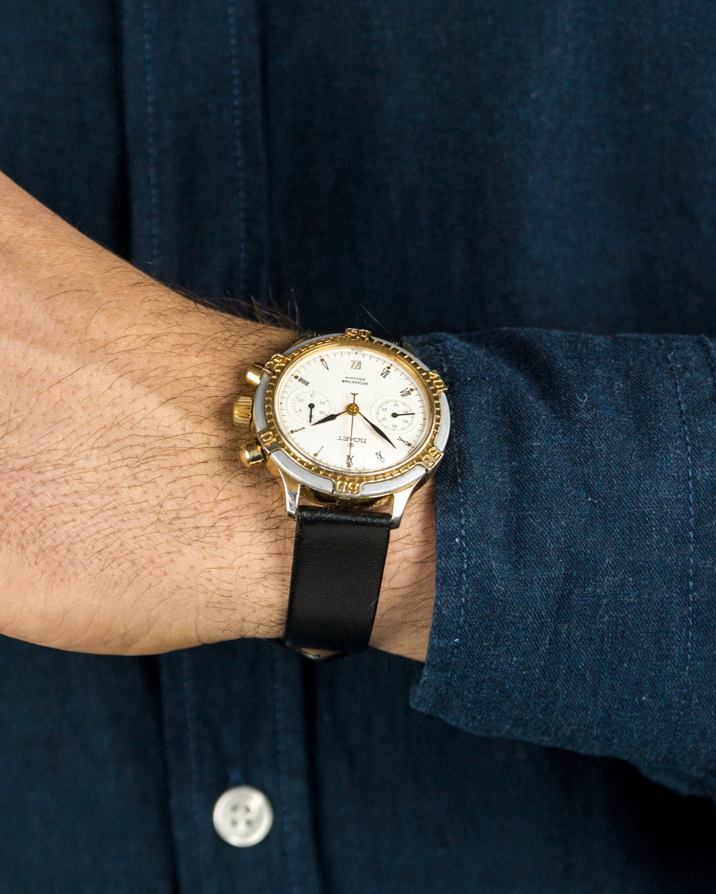 Chronograph "Poljot", Soviet watch Vintage Watch Gilded Watch Ukraine watch Mens watch Mechanical watch watch, air force watch