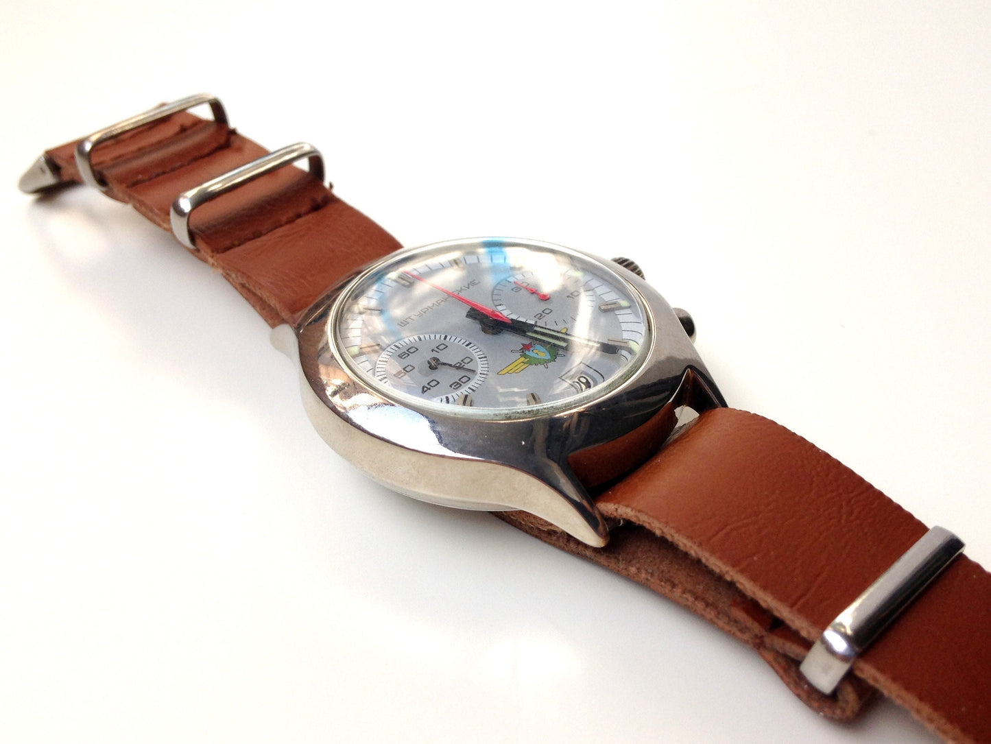 Chronograph "Poljot", Shturmanskie watch, Soviet watch Vintage Watch Ukraine watch Mens watch Mechanical watch watch, air force watch