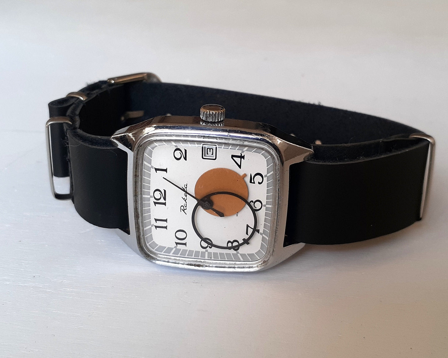 Vintage Watch "Copernicus" , Sun and Moon watch, sun moon watch, round hands watch