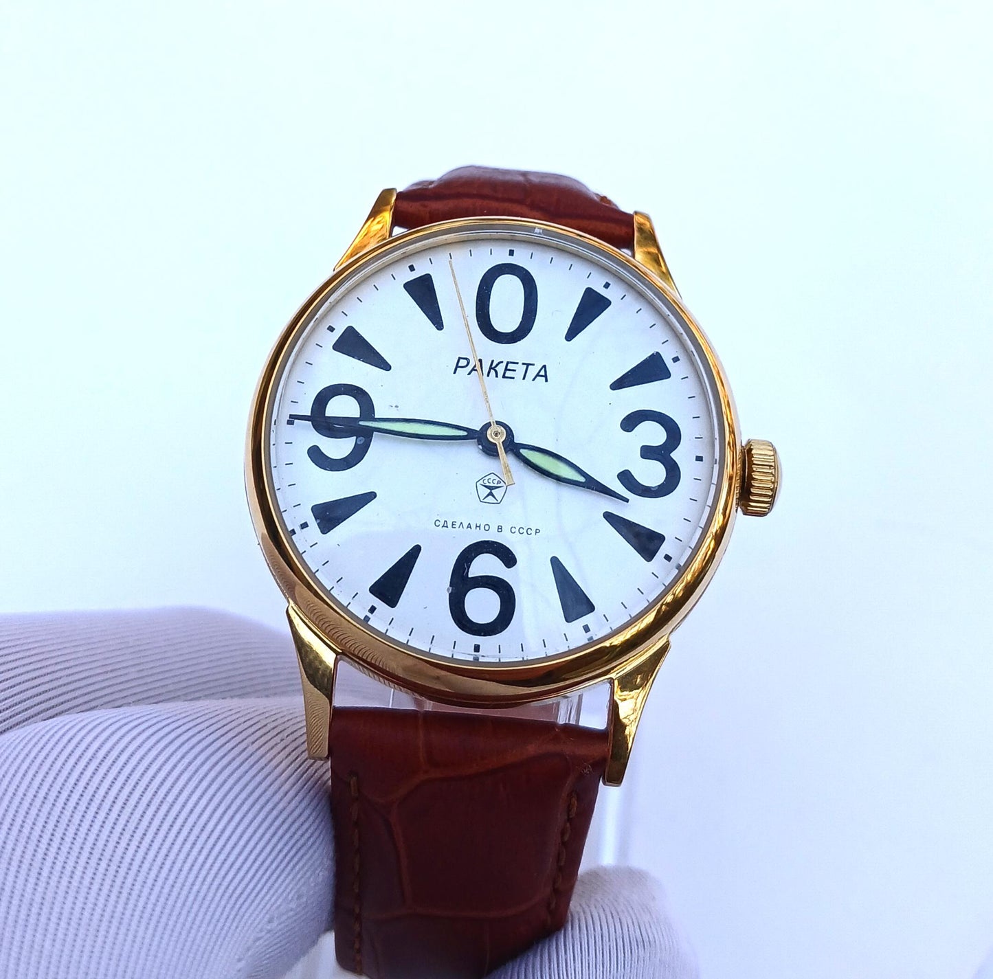 Zero watch 'Raketa', Soviet watch , Moon Sun watch