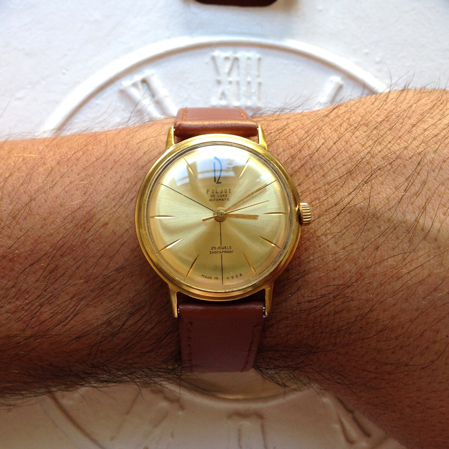 Soviet watch "Poljot" ,Men's watch, Automatic Watch ,classic watch, Ukraine watch, Vintage Watch ,Mens watch, boyfriends watch