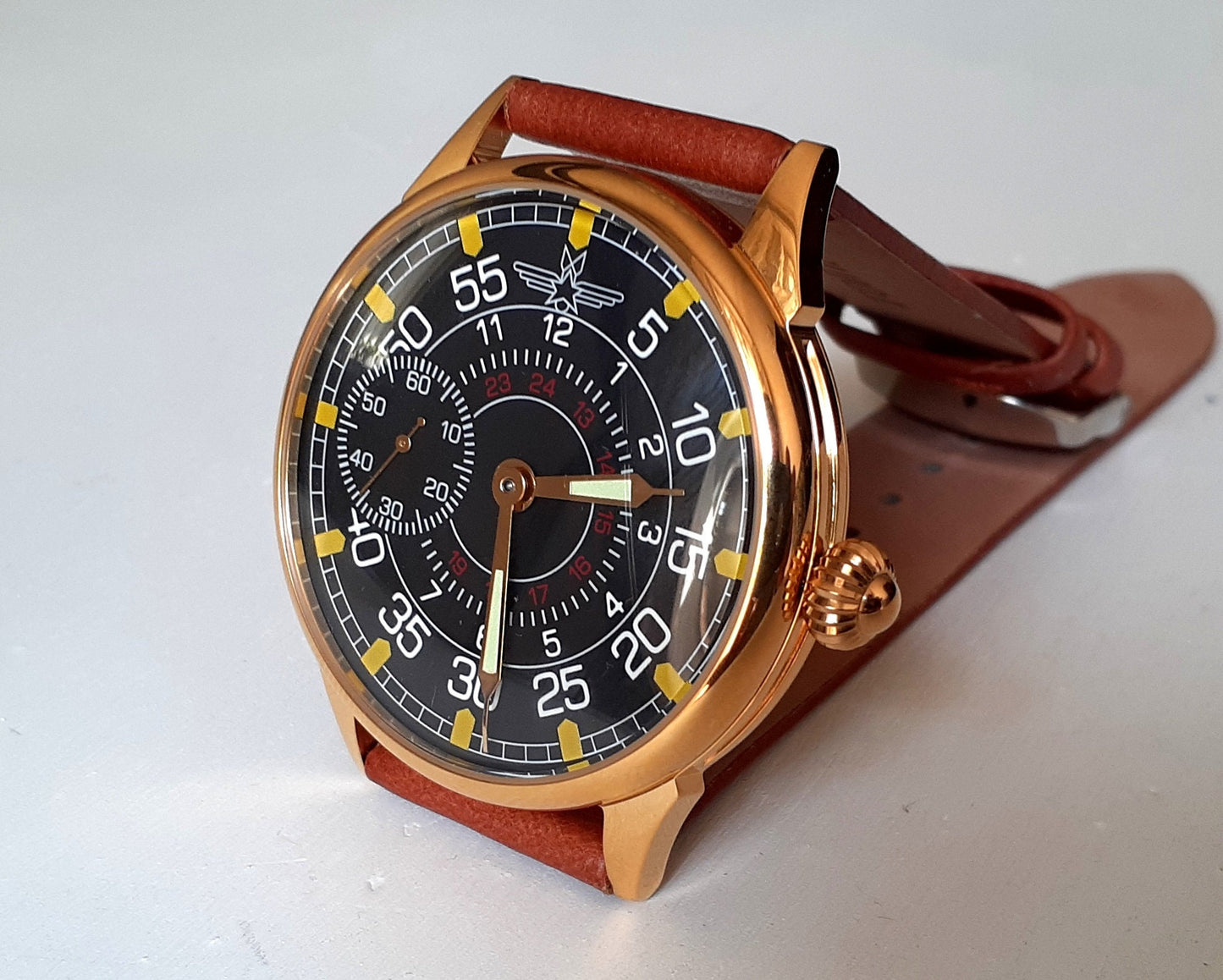 Aviator watch "Molnija" , Soviet watch, Pilot watch