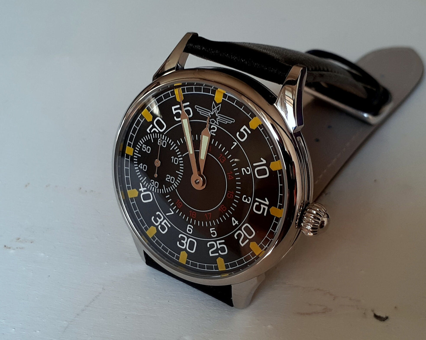 Aviator watch "Molnija" , Soviet watch, Pilot watch