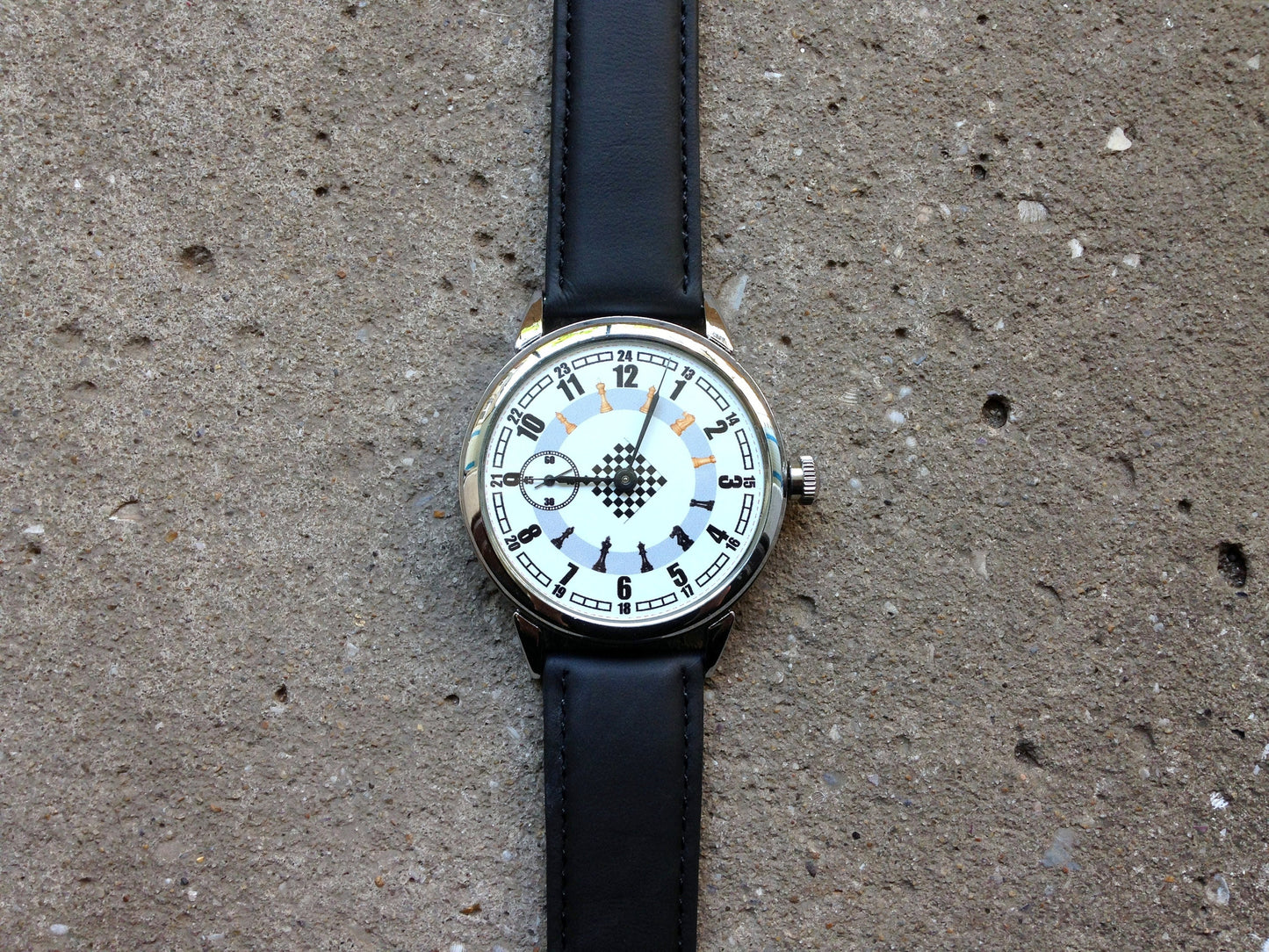 Soviet watch "Molnija"- "Chess", Vintage Watch ,Pocket watch, Russian watch