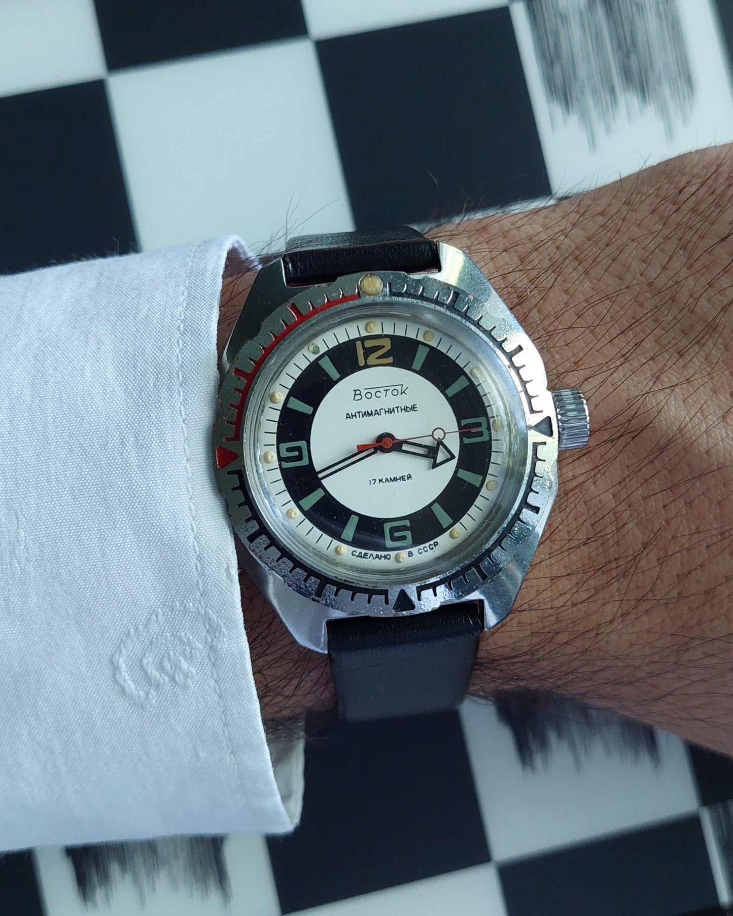 Soviet watch "Amphibian" "Wostok", Soviet watch , Men watch Mechanical watch