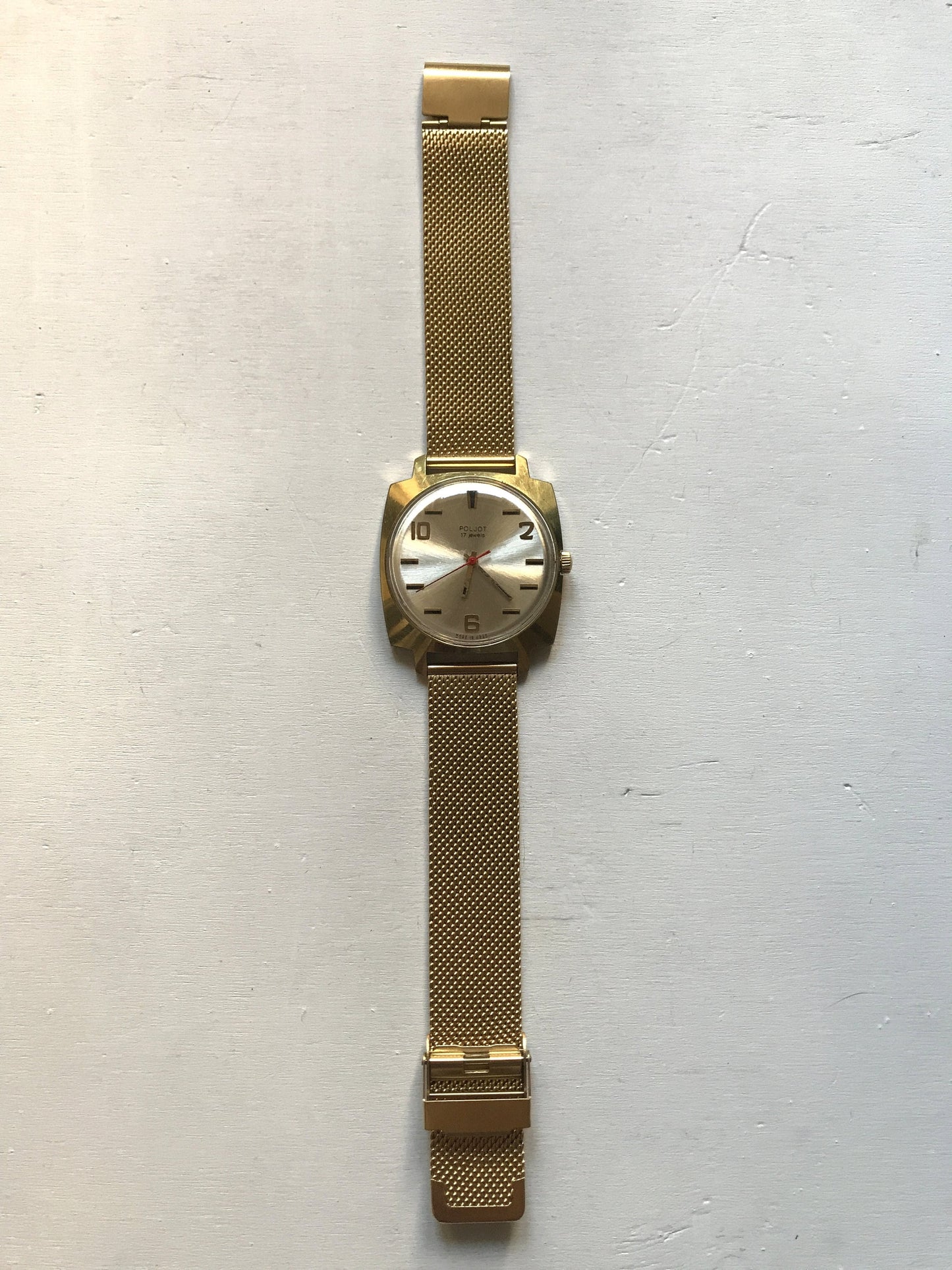 Rare watch "Poljot", Men's watch, gold plated watch