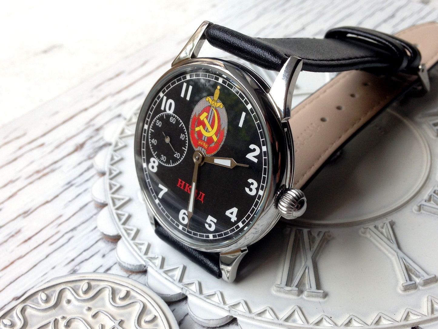 Soviet watch "Molnija"- "NKVD", Vintage Watch ,Pocket watch, Ukraine watch
