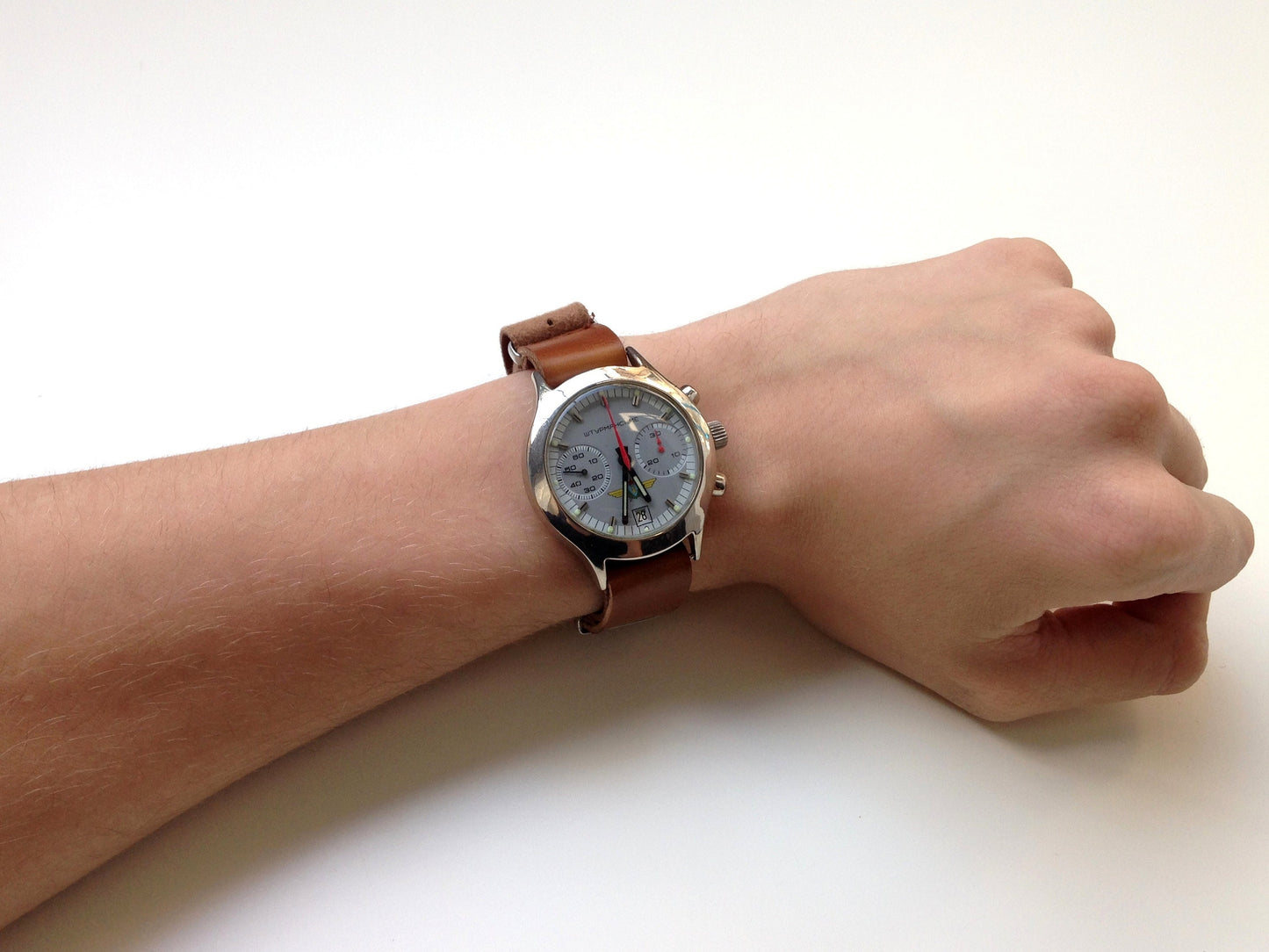 Chronograph "Poljot", Shturmanskie watch, Soviet watch Vintage Watch Ukraine watch Mens watch Mechanical watch watch, air force watch