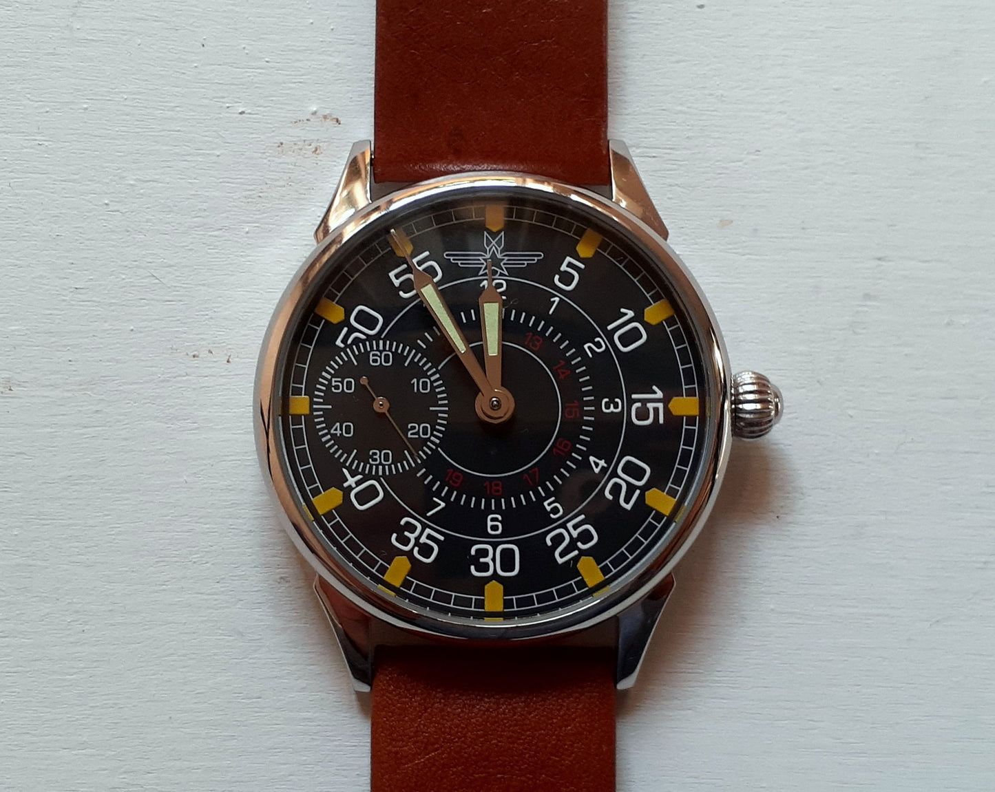 Aviator watch  "Molnija" , Soviet watch, Pilot watch